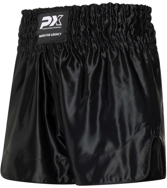 PX Legacy Muay Thai Kickbox Shorts Schwarz Thaibox Hosen Muay Thai