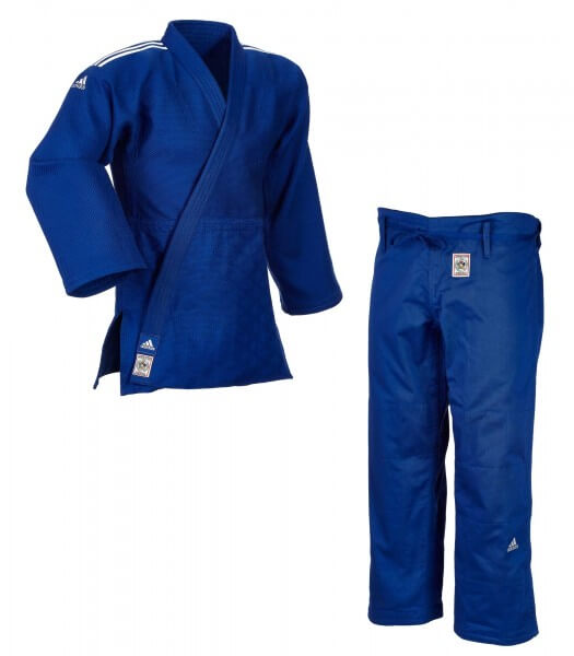 ADIDAS "CHAMPION II" IJF Judogi blau 165