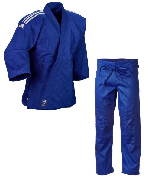 ADIDAS Judoanzug J350 Blau/Silber Kids & Juniors