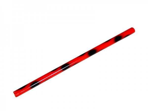 Escrima-Stock 65 cm x 2,5 cm rot-schwarz Rattan
