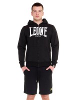 LEONE Herren Kapuzensweatjacke mit Reißverschluss