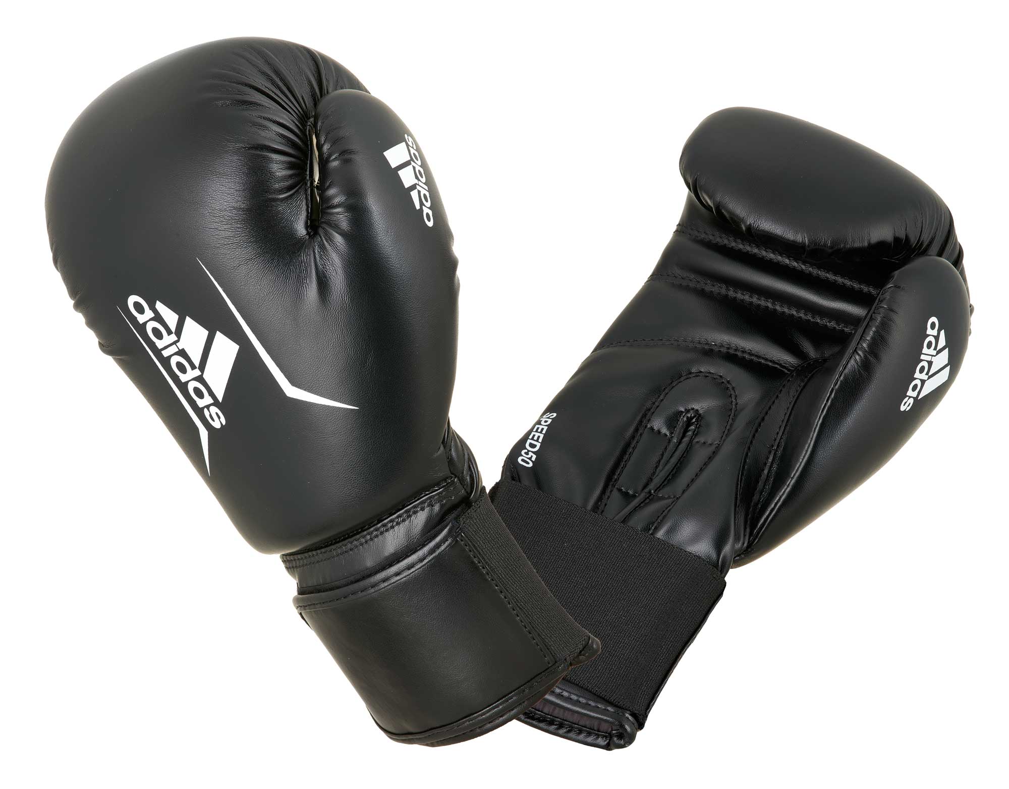 ADIDAS Kinder Boxhandschuhe black/white Kickbox | 50 Handschuhe Speed Ausrüstung Boxhandschuhe | 