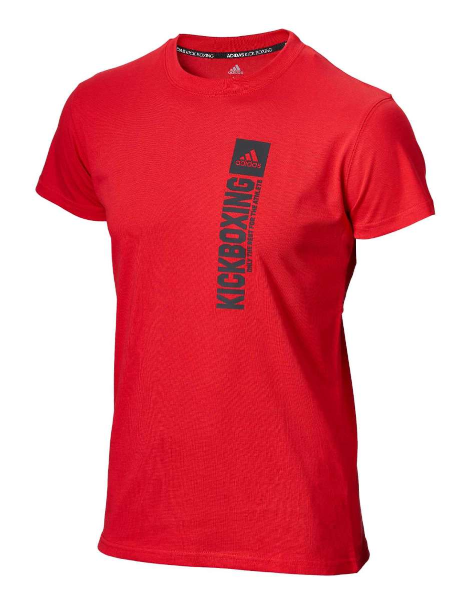 ADIDAS Kickboxing T Shirt Community rot Kampfsport T Shirts Fight Bekleidung profightshop