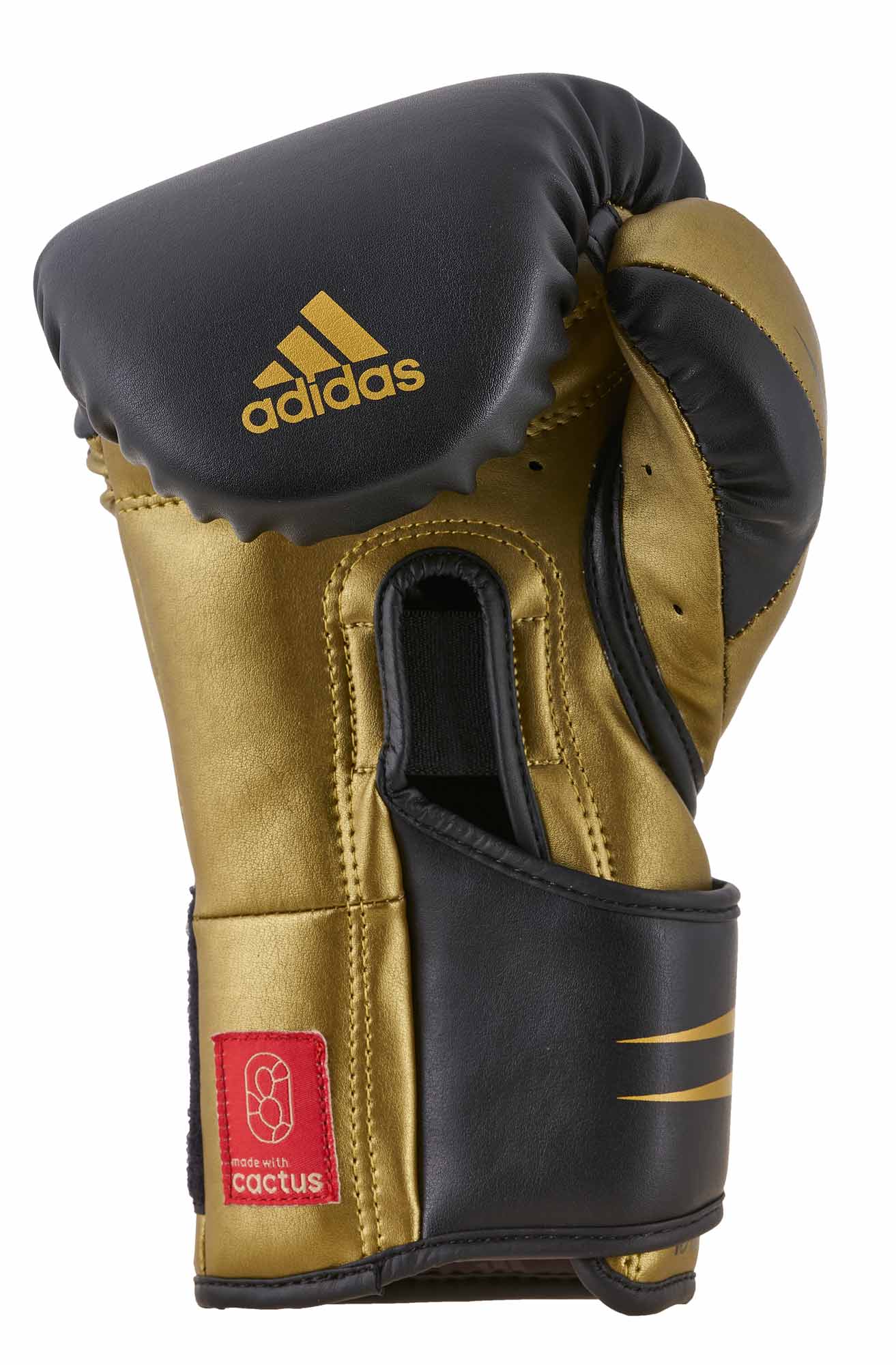 ADIDAS Boxhandschuhe | Boxhandschuhe 350V vegan pro black/gold SPEED | TILT Ausrüstung Handschuhe Kickbox 